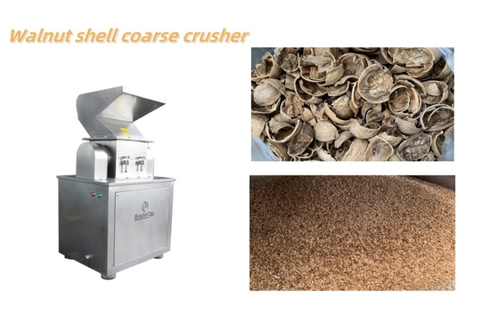 Edelstahl Walnuss-Schal Grobe Zerkleinerer Walnuss-Schal Zerkleinerer Maschine Nahrungsmittelmaschine Pulverherstellung mit CE