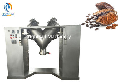V-Form Nahrungsmittelpulver-Maschinen-trockenes Kakao-Mehl-Milchpulver, das 50-5000L mischt