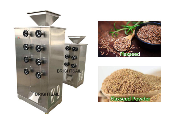 Nahrungsmitteliso-Pulver-Schleifer Machine 50 bis 500 Kilogramm pro die Stunden-Kapazitäts-Leinsamen-Verarbeitung