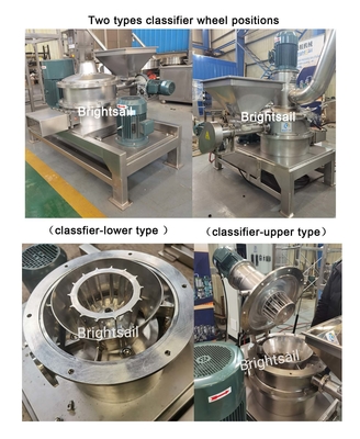 Sus 304 Moringa Blätter Pulverizer Maschine Blattpulver ACM Schleifmaschine von Brightsail