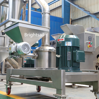 Grüner Tee Stalk Luftklassifikator Mühle Teepulvermaschine Grüner Tee Pulverherstellungsfabrik Brightsail
