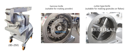 Ginger High Speed Hammer Mill Ginger-Schleifmaschine von der Brautsel-Pulverherstellungsmaschine