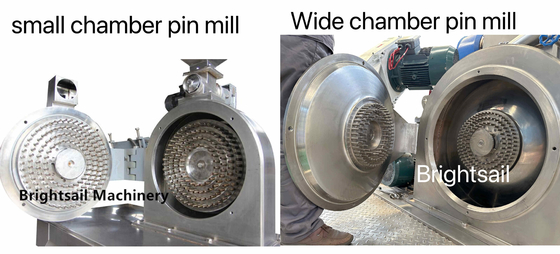 Titandioxid-Stiftmühle Breitkammer-Stiftmühle mit Edelstahl-Titandioxid-Pulver-Schleifmaschine von Brightsail