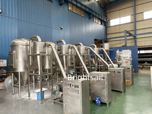 Erythritol-Luft-Klassifikator Mühlschleifmaschine Sucralose-Schleifmaschine Lebensmittelpulverisierer Set von Brightsail