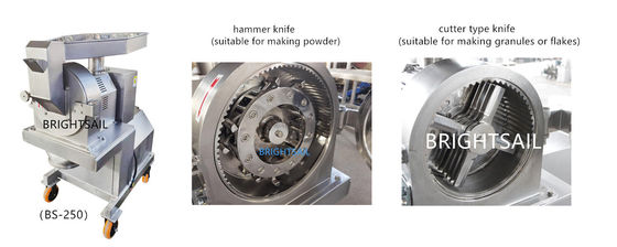 SUS Chemisches Pulver, kleine Hammermühle, Labormühle, Chemisches Pulver-Zerkleinerungsmaschine von Brightlsail mit CE