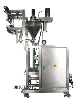 Kaffee-automatisches Pulver-Verpackungsmaschine-Bohrer-Wiegen des Edelstahl-1.5kw