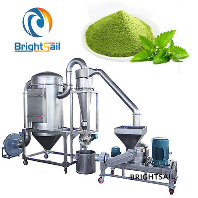 Brightsail Blattluftklassierer Mühle  Moringa Blatt Zerkleinerungsmaschine Teeblatt Pulverisierer Satz Mahlmaschine